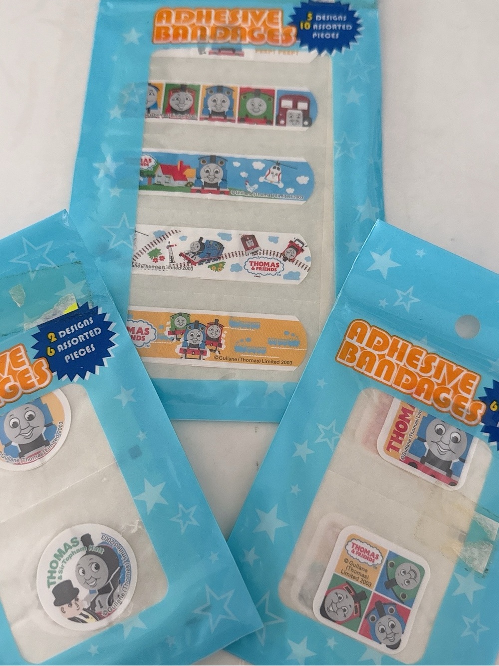 Thomas & Friends Adhesive Bandages - Blue Packaging